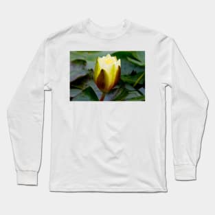 English Wild Flowers - Water Lily Long Sleeve T-Shirt